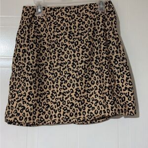 Leopard Print Skirt